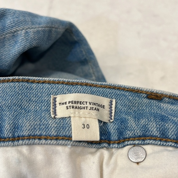 Madewell NWT The Perfect Vintage Straight Jean size 30 - Picture 5 of 12